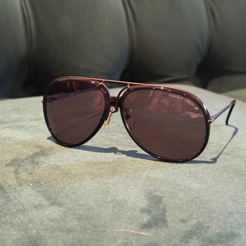 Porsche Design by Carrera 5632 90 Vintage Aviator Sunglasses Brown Large Austria
